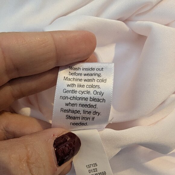 Lauren Conrad Maxi Dress Spaghetti Strap Crochet Yoke Detail Lined Plus Size 1X - Picture 8 of 9